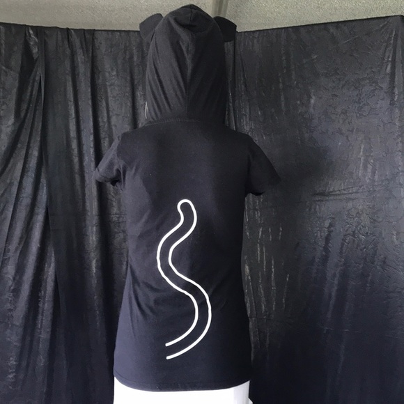 Unique Kitty hoodie made right bioworld tee top sM - Picture 3 of 8